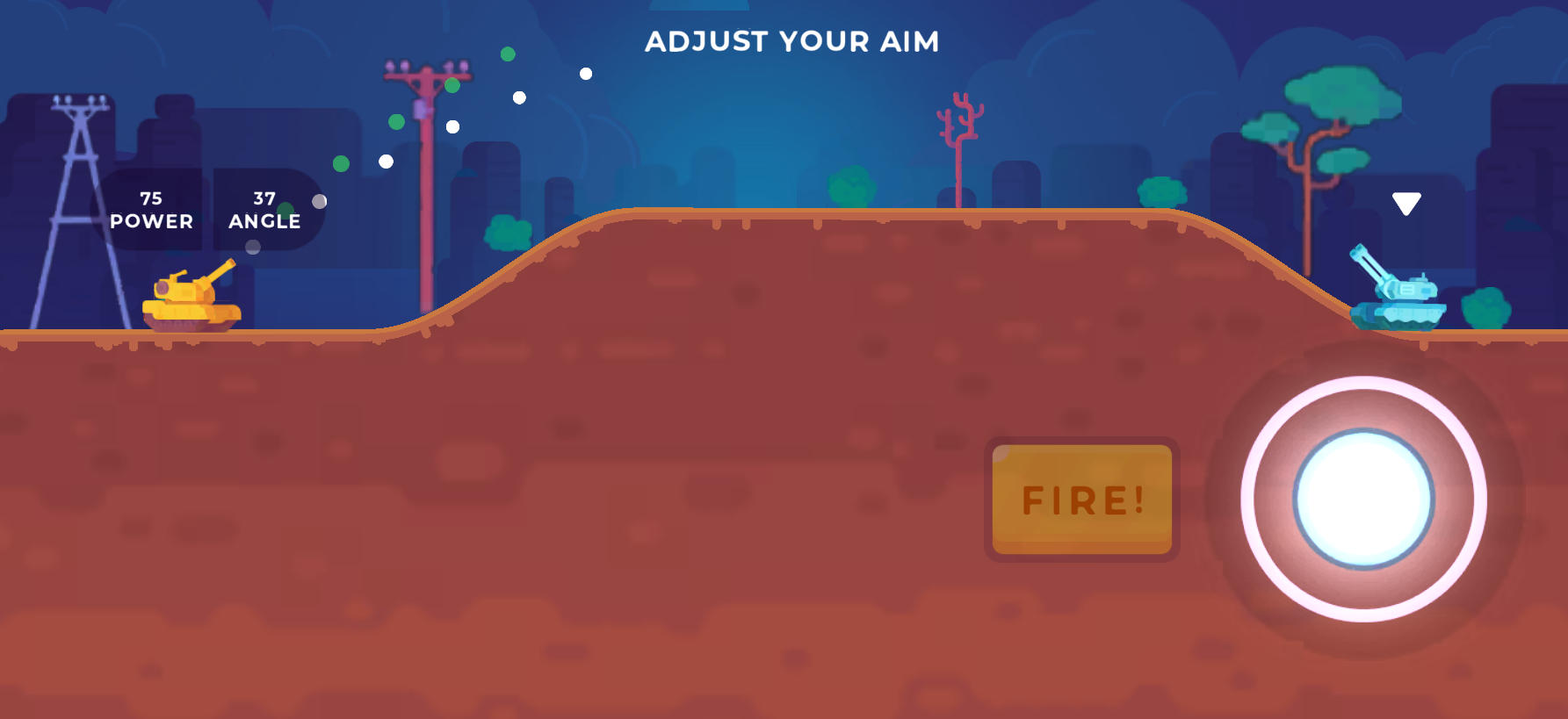 Tank Stars gameplay screenshot 1