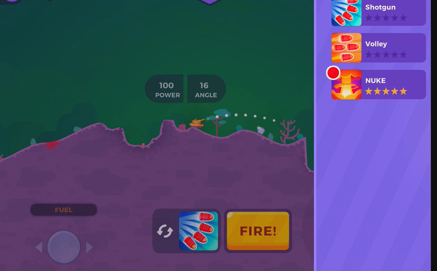 Tank Stars gameplay screenshot 2