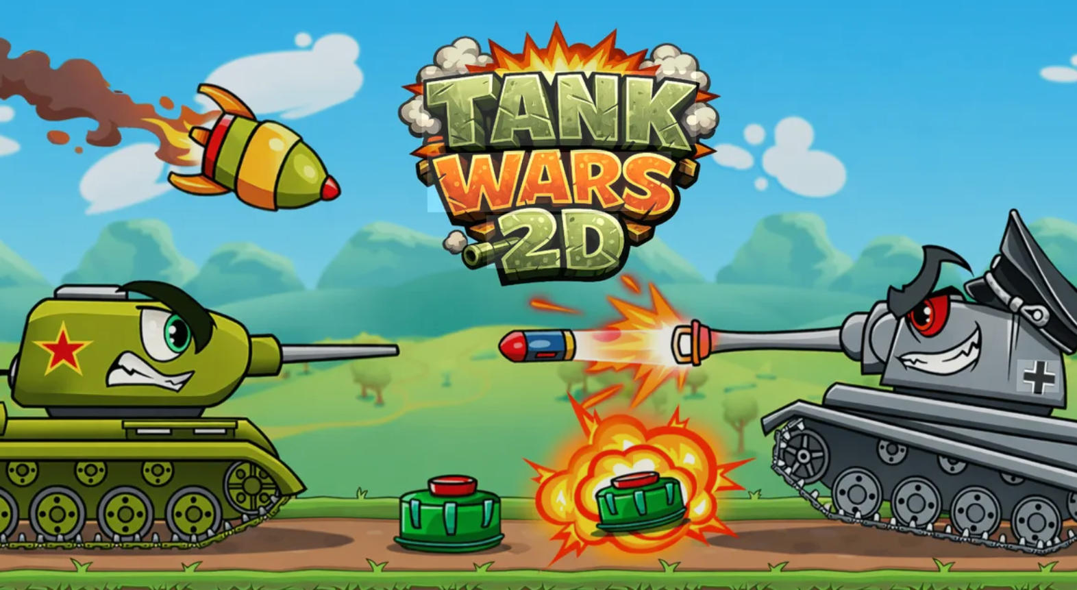 Tanks 2D: Tank Wars tank game
